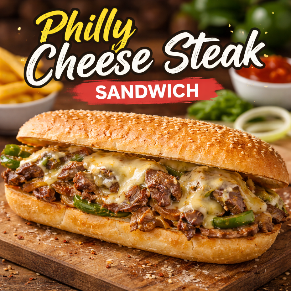 Philly Cheese Steak Sandwich